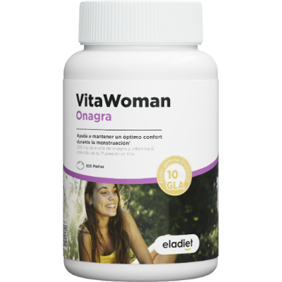 Eladiet Vitawoman Perlas de Onagra 100 - Complemento alimenticio Eladiet Vitawoman Perlas de Onagra 100 - Complemento alimenticio
