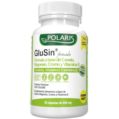 Polaris Glusin - Suplemento de Canela y Magnesio - 30 Cápsulas Polaris Glusin - Suplemento de Canela y Magnesio - 30 Cápsulas