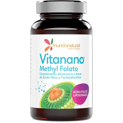 Vitanano Methy Folato Liposomado 30 Cápsulas - Complemento Alimenticio Vitanano Methy Folato Liposomado 30 Cápsulas - Complemento Alimenticio