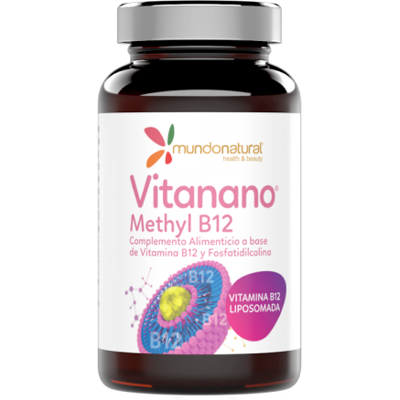 Vitanano Methyl B12 Liposomado 30 Cápsulas - Complemento Alimenticio Vitanano Methyl B12 Liposomado 30 Cápsulas - Complemento Alimenticio