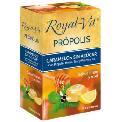 Caramelos Royal Vit Dietisa con Propóleo Sin Azúcar - Dulces Caramelos Royal Vit Dietisa con Propóleo Sin Azúcar - Dulces