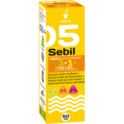 Novadiet Sebil+Aceite Esencial Romero Mezcla Evolucionada 50 ml Novadiet Sebil+Aceite Esencial Romero Mezcla Evolucionada 50 ml