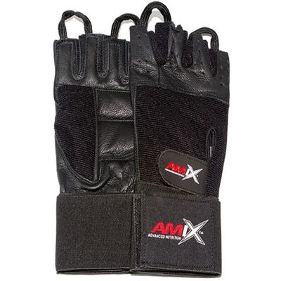 Amix Guantes de Muñequera Color Negro L Amix Guantes de Muñequera Color Negro L