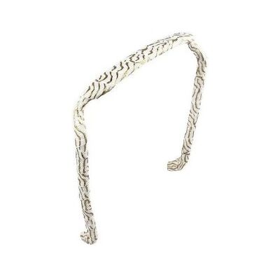 Zazzy Bandz Diadema Forrada Plateado Blanco Zebra Zazzy Bandz Diadema Forrada Plateado Blanco Zebra