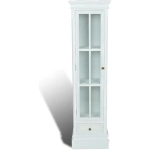 vidaxl Estantería moderna con 3 estantes de madera blanca vidaxl Estantería moderna con 3 estantes de madera blanca