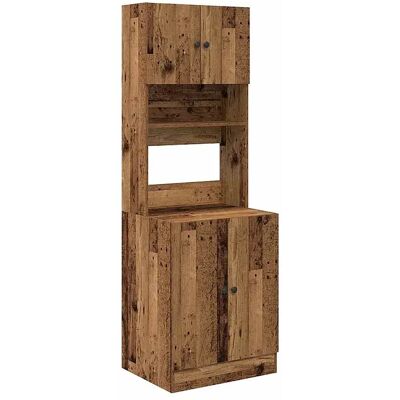 vidaxl Aparador de cocina Madera vieja 60 x 50 x 180 cm vidaxl Aparador de cocina Madera vieja 60 x 50 x 180 cm