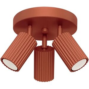 Sollux Lighting Karbon Foco de Techo 3 Luces Ocre Rojo - Foco de Techo Sollux Lighting Karbon Foco de Techo 3 Luces Ocre Rojo - Foco de Techo
