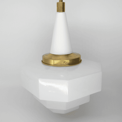 Lámpara Scala Blanco Opal Blanca Brillo Lámpara Scala Blanco Opal Blanca Brillo