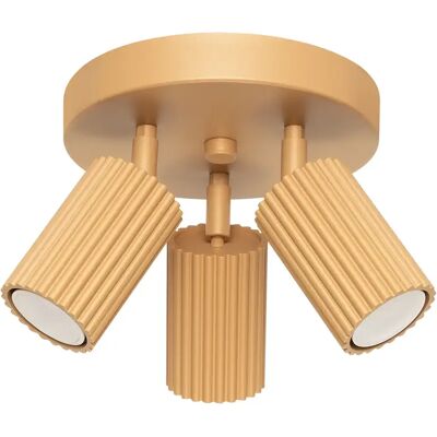 Sollux Lighting Karbon Aplique de Techo - Modern Minimalista Dorado Sollux Lighting Karbon Aplique de Techo - Modern Minimalista Dorado