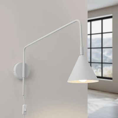 Aplique de pared Nox Blanco Aplique de pared Nox Blanco