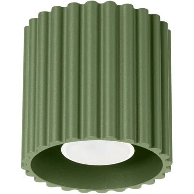 Lámpara de techo Aura 1 GU10 verde oliva Lámpara de techo Aura 1 GU10 verde oliva