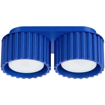 Plafón de techo Aura 2 azul ultramar Plafón de techo Aura 2 azul ultramar