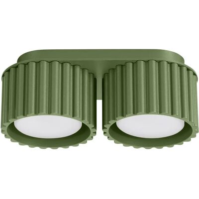 Plafón de techo Aura 2 verde oliva Plafón de techo Aura 2 verde oliva