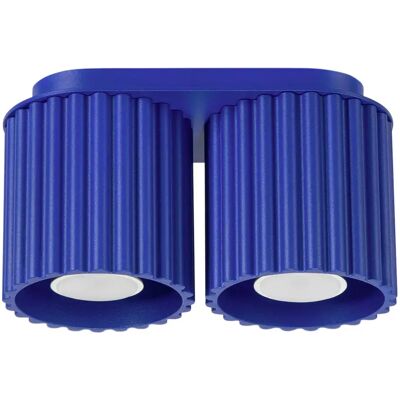 Plafón Aura 2 GU10 Azul Plafón Aura 2 GU10 Azul