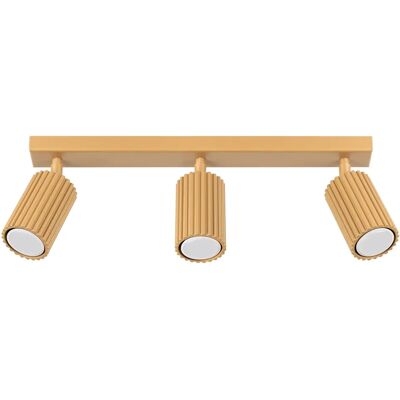 Sollux Lighting Karbon Minimalist Spotlight Bar 3 Light Gold - Barra de focos Sollux Lighting Karbon Minimalist Spotlight Bar 3 Light Gold - Barra de focos