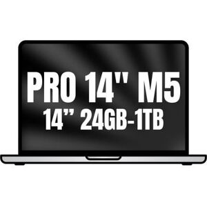 Apple Macbook Pro 14' M5 Pro 15-Core CPU 24GB 1TB SSD 16-Core GPU Plata Apple Macbook Pro 14' M5 Pro 15-Core CPU 24GB 1TB SSD 16-Core GPU Plata