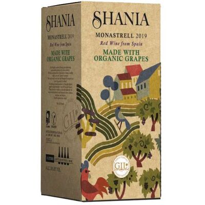 Bag in Box Shania Monastrell 3L - Vino tinto español de Bodegas Juan Gil, 14% vol. Bag in Box Shania Monastrell 3L - Vino tinto español de Bodegas Juan Gil, 14% vol.