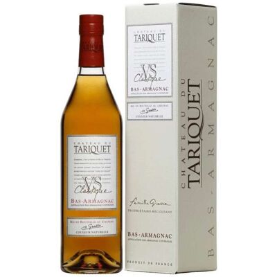Armagnac Tariquet V.S - Exquisito brandy francés de Chateau du Tariquet, 70 cl, 40% vol. Armagnac Tariquet V.S - Exquisito brandy francés de Chateau du Tariquet, 70 cl, 40% vol.