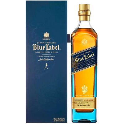 Johnnie Walker Blue Label - Whisky Premium de 70 cl con 40% de graduación alcohólica Johnnie Walker Blue Label - Whisky Premium de 70 cl con 40% de graduación alcohólica