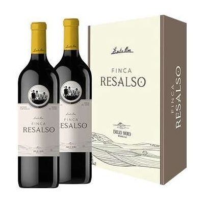 Pack Finca Resalso (x2) Estuche Cartón - Vino Tinto - Seleccion QuieroVinos - 750 ml - Emilio Moro Pack Finca Resalso (x2) Estuche Cartón - Vino Tinto - Seleccion QuieroVinos - 750 ml - Emilio Moro