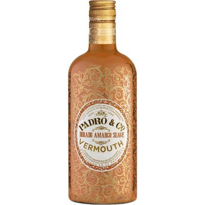 Vins Padro Vermouth Padró & Co. Dorado Amargo Suave - Vermut español de 75 cl con 18% de graduación Vins Padro Vermouth Padró & Co. Dorado Amargo Suave - Vermut español de 75 cl con 18% de graduación