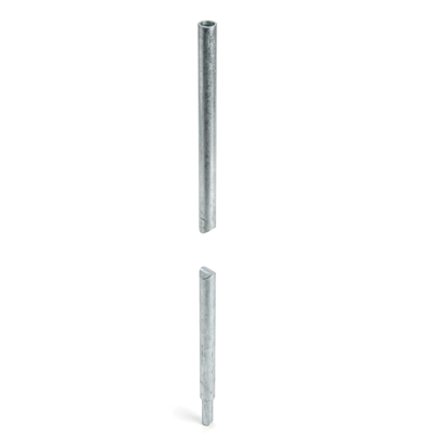 AH Hardt Toma de tierra desmontable con acoplamiento cónico Morse Ø16×1500 mm A – acero galvanizado en caliente AH Hardt Toma de tierra desmontable con acoplamiento cónico Morse Ø16×1500 mm A – acero galvanizado en caliente