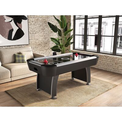 Unique Mesa de Air Hockey - 184 x 96,5 x 81,2 cm - Negro - SKYLER Unique Mesa de Air Hockey - 184 x 96,5 x 81,2 cm - Negro - SKYLER