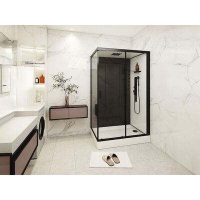 Unique Cabina de ducha hidromasaje - Instalación reversible - Ancho 110 x 80 x Alt. 215 cm - FOMIRA Unique Cabina de ducha hidromasaje - Instalación reversible - Ancho 110 x 80 x Alt. 215 cm - FOMIRA