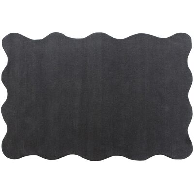 Unique Alfombra tufting 100% lana - 200 x 290 cm - Gris antracita - 2100g/m² - MERONE Unique Alfombra tufting 100% lana - 200 x 290 cm - Gris antracita - 2100g/m² - MERONE
