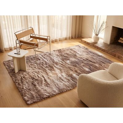Unique Alfombra shaggy ultra suave DOLCE - Poliéster - Topo - 160x230 cm Unique Alfombra shaggy ultra suave DOLCE - Poliéster - Topo - 160x230 cm