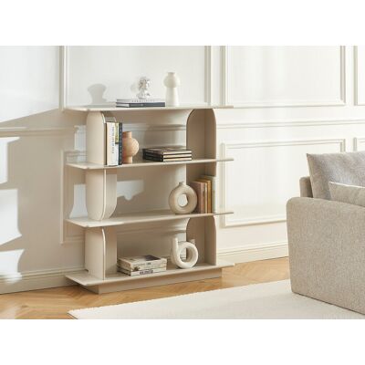 Unique Estante con 3 baldas en MDF - Beige - LUSORIA Unique Estante con 3 baldas en MDF - Beige - LUSORIA