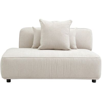 Unique Chaiselongue izquierda en chenilla beige LELACO Unique Chaiselongue izquierda en chenilla beige LELACO