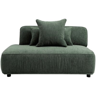 Unique Chaiselongue izquierda en chenilla verde LELACO Unique Chaiselongue izquierda en chenilla verde LELACO