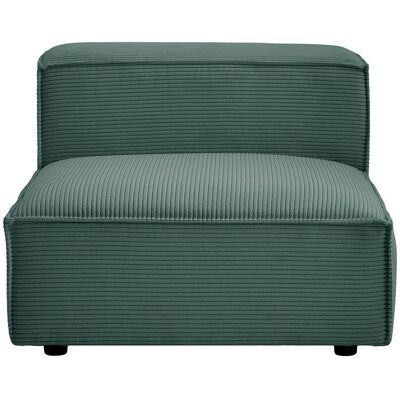 Unique Sillón de pana verde RUZOLO Unique Sillón de pana verde RUZOLO
