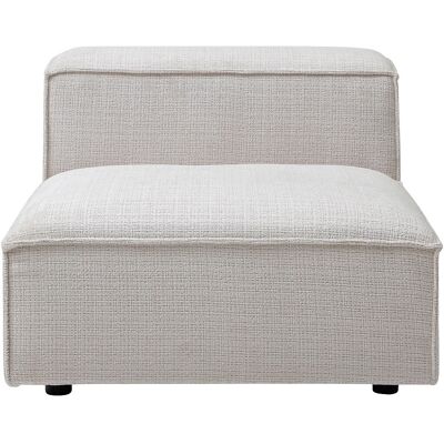 Unique Sillón en chenilla beige RUZOLO Unique Sillón en chenilla beige RUZOLO