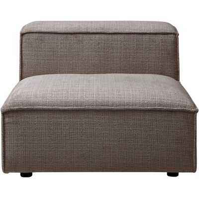 Unique Sillón en chenilla topo RUZOLO Unique Sillón en chenilla topo RUZOLO