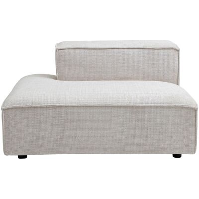 Unique Chaiselongue izquierda en chenilla beige RUZOLO Unique Chaiselongue izquierda en chenilla beige RUZOLO