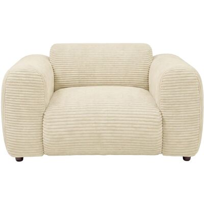 Unique Sillón de pana beige POGNI de Maison Céphy Unique Sillón de pana beige POGNI de Maison Céphy