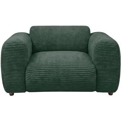 Unique Sillón de pana verde POGNI de Maison Céphy Unique Sillón de pana verde POGNI de Maison Céphy
