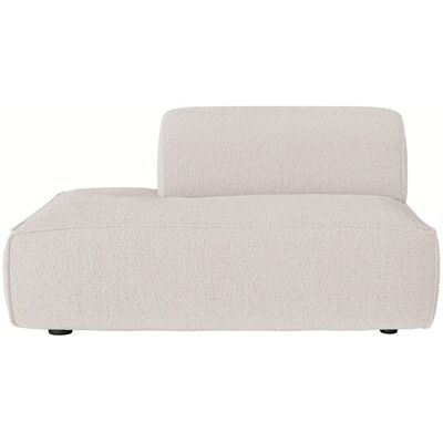 Unique Diván izquierda en chenilla beige - CAMILIO de Maison Céphy Unique Diván izquierda en chenilla beige - CAMILIO de Maison Céphy