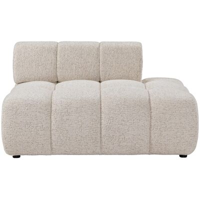 Unique Diván derecho en tela jaspeada color beige FACIVIL Unique Diván derecho en tela jaspeada color beige FACIVIL