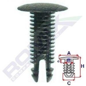 ROMIX ROM 10404 Klipsi - 10 piezas ROMIX ROM 10404 Klipsi - 10 piezas