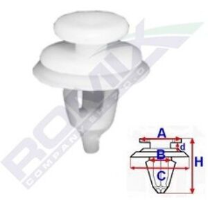 ROMIX Modelo 11261 Clip para Peugeot y Citroën - Accesorios de coche ROMIX Modelo 11261 Clip para Peugeot y Citroën - Accesorios de coche