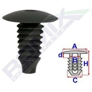 ROMIX ROM A12301 Clip - Paso de rueda - Pack de 10 ROMIX ROM A12301 Clip - Paso de rueda - Pack de 10