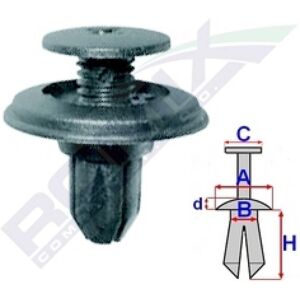 ROMIX ROM B22070 Soporte - Soporte para parachoques ROMIX ROM B22070 Soporte - Soporte para parachoques
