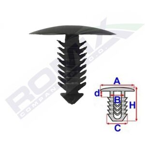 ROMIX ROM B22101 Protección/Clips - 10 piezas ROMIX ROM B22101 Protección/Clips - 10 piezas