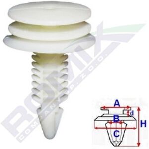 ROMIX ROM B22645 Clips Protectores - Protege motor/sensor de movimiento ROMIX ROM B22645 Clips Protectores - Protege motor/sensor de movimiento