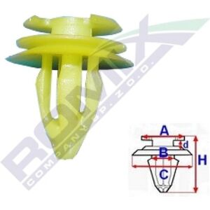 Clips de protección ROMIX ROM C10103 - 10 piezas Clips de protección ROMIX ROM C10103 - 10 piezas