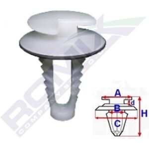 Ford ROMIX ROM C50868 - Protección/Clips/Abrazaderas Ford ROMIX ROM C50868 - Protección/Clips/Abrazaderas