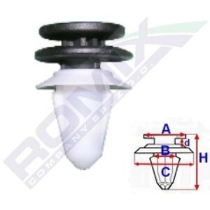 ROMIX C60353 - Clips y piezas de protección para VW & Seat ROMIX C60353 - Clips y piezas de protección para VW & Seat